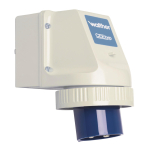 Walther Wandgerätestecker 32A 4P  638409 