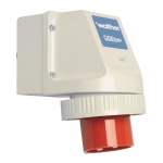 Walther Wandgerätestecker 32A 4P  638406 