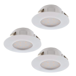 EGLO SET 3xLED-Einbauspot D:78     95821 