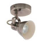 EGLO     WL/1 NICKEL-ANTIK/CREME 'SERAS' 