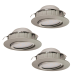 EGLO SET 3xLED-Einbauspot D:84     95853 