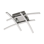 EGLO LED-Deckenleuchte Chrom/Weiss 96305 