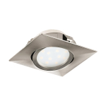 EGLO LED-Einbauspot 84x84 Nickel-  95843 