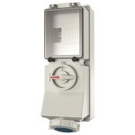 Mennekes 16A3P 6H230V Wanddose DUO  7050 