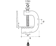 NIED E-KLIPS, C-Schraubklemme,   YH-1021 