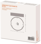 LEDV LED-Slimdownlight Aufbaurahmen 
