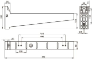 Unex isol. Ausleger lichtgrau      66603 
