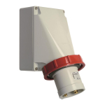 Walther Wandgerätestecker 63A 3P  668306 