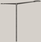 BEGA E-Aufsatzleuchte silber    77953AK4 