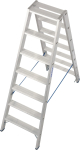 Krause Stufen-Doppelleiter Alu 2x7 