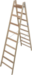 KRAU Holz-Sprossen-Doppelleiter   170118 