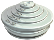 OBO EDVS M25 LGR Einsteckdichtung M25 PE 