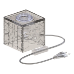 BAIL Table Lamp Glass Square E27  145198 