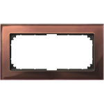 Merten M-PLAN-Echtglasrahmen 2f   487815 