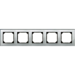 Merten M-PLAN-Echtglasrahmen 5f   489560 