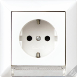 JG SCHUKO-Steckd. m. LED   AS520-OBFLEDW 