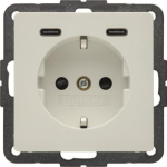Berker Steckd.SCHUKO/USB CC 20W 48156089 