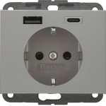 Berker Steckdose SCHUKO/USB AC  48147003 