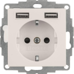 Berker Steckdose SCHUKO/USB S.1 48031909 
