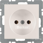 Berker Steckdose o.Schutz-    6161036089 