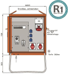 Walther Verteilerschrank 44kVA  WV0359R1 