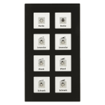 MDT BE-GT08S.01 Glastaster 8fach Plus 