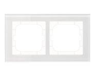MDT BE-GTR263W.01 Glasrahmen 2fach 