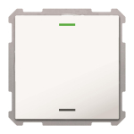 MDT Taster Light 63 1-fach RGBW Reinweiß 