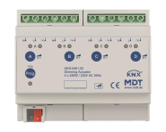 MDT AKD-0401.02 Dimmaktor 4fach 8TE REG 