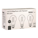 BAIL EcoPack 3pcs LED FIL A60 E27 142720 