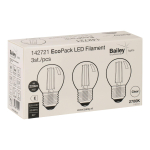 BAIL EcoPack 3pcs LED FIL G45 E27 142721 