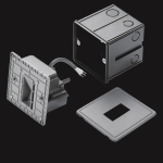 HELE LED Wandeinbauleu. SIN   A182308.93 