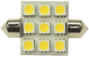S&H LED-Soffitte 9SMD Ø24mmx37mm   34697 