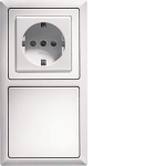 Eltako R2-rw 2fach-Rahmen reinweiß 