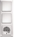 Eltako R3-wg 3fach-Rahmen reinweiß gl. 