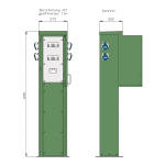 Walther Energiesäule Edelstahl  84221080 