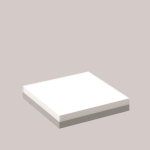 RZB FLAT SLIM square, weiß,   982676.014 