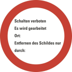 HEIN 177009 Verbotsschild Es HEIN_177009 