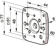Somfy Universallager             9910040 