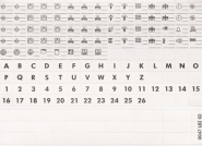 Legrand 004999 Blatt m.Symbolen 