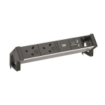 Bachmann DESK2 ALU BLACK 2xUK    937.004 
