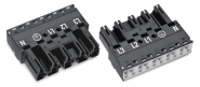 WAGO 770-215 Stecker,5-polig,schwarz 