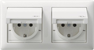 GIRA 115803 SCHUKO KD +Set IP44 +Rahmen 