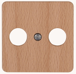 Kopp Abd.für TV/RF HK02 eiche  358630001 