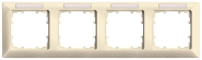 SIEM DELTA line Rahmen, 4fach, 5TG2584-1 