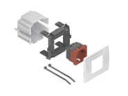 Niedax Geräteeinbausystem   GES 1 VW EDV 