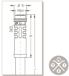 LED2WORK Sensorkabel 4p PUR    200100-16 