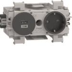 Hager Steckdose 1fach USB A+C GS16019011 
