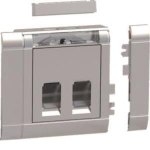 Hager Geräteeinbauset 2fach GSETDM102LAN 