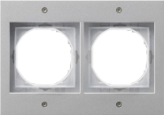 GIRA 021265 Abdeckrahmen 2fach TX_44 